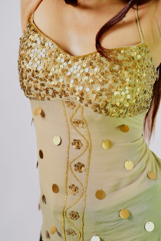 Mastani – Embellished Green Tunic